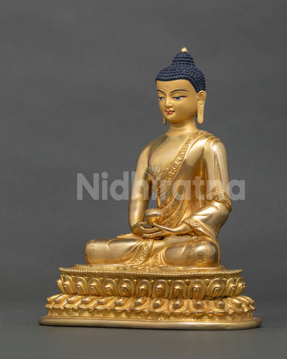 Amitabha Buddha Statue – Handcrafted Pure Land Buddhist Sculpture
