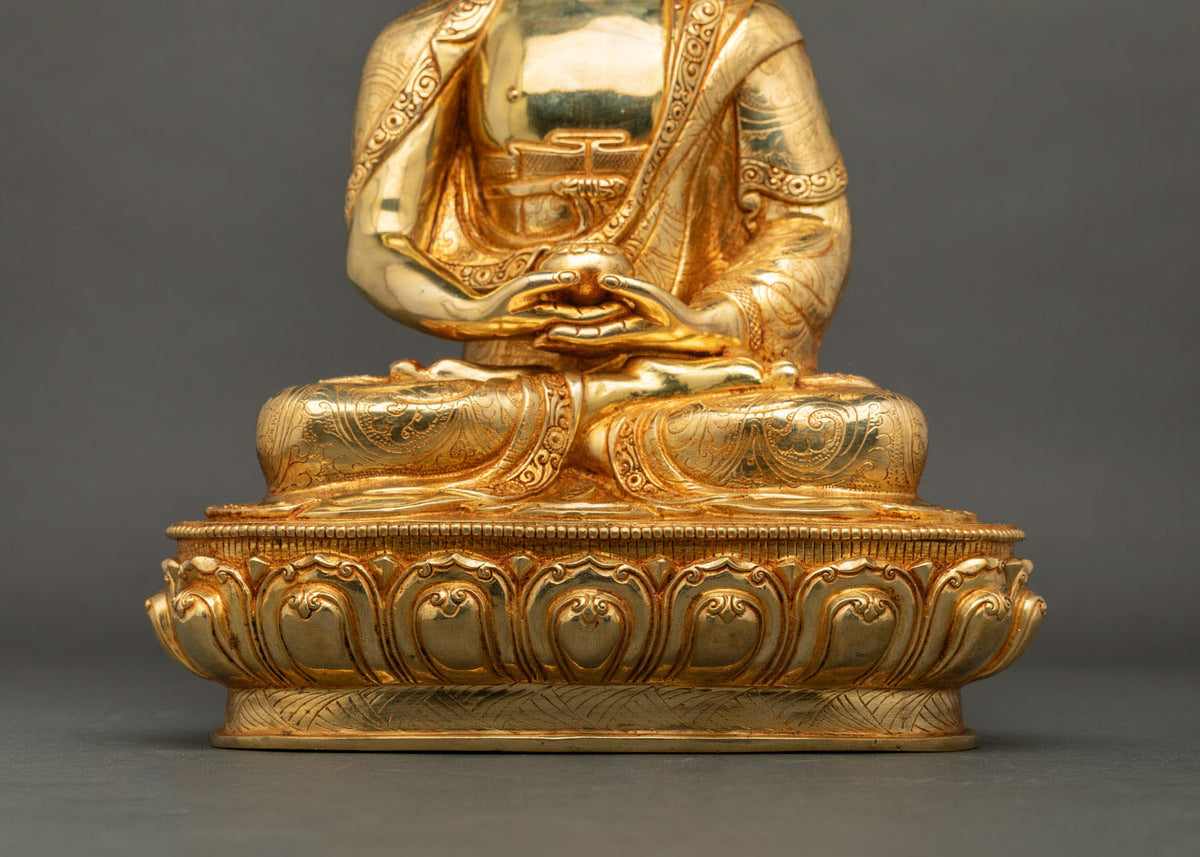 Amitabha Buddha Statue | Gold Gilded Buddha of Infinite Light