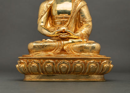 Amitabha Buddha Statue | Gold Gilded Buddha of Infinite Light