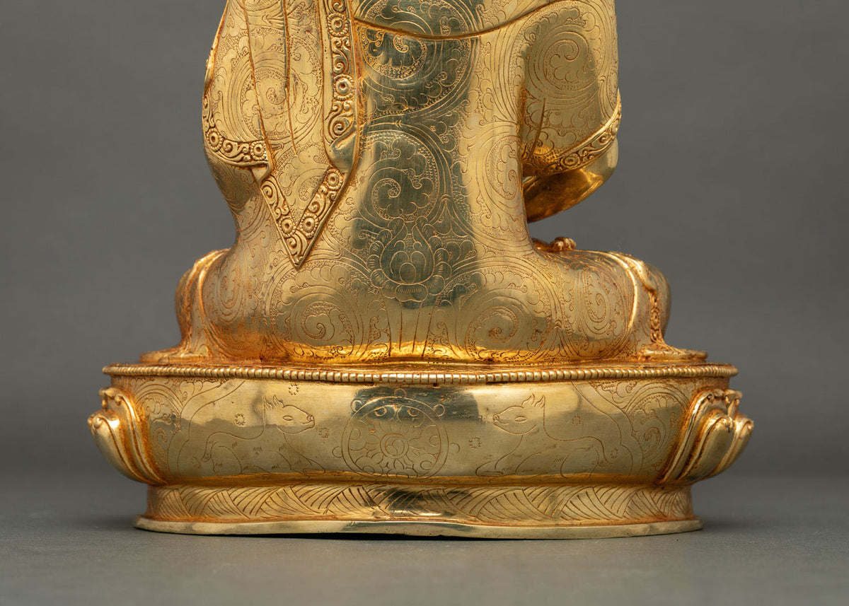 Amitabha Buddha Statue | Gold Gilded Buddha of Infinite Light