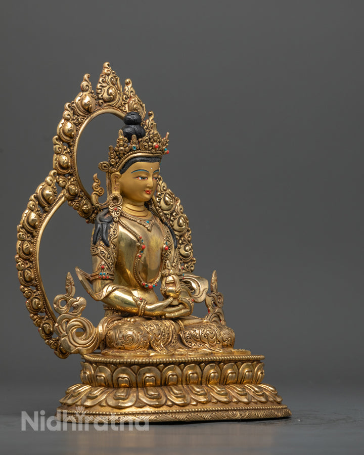 Amitayus Statue | Tibetan Bodhisattva of Healing