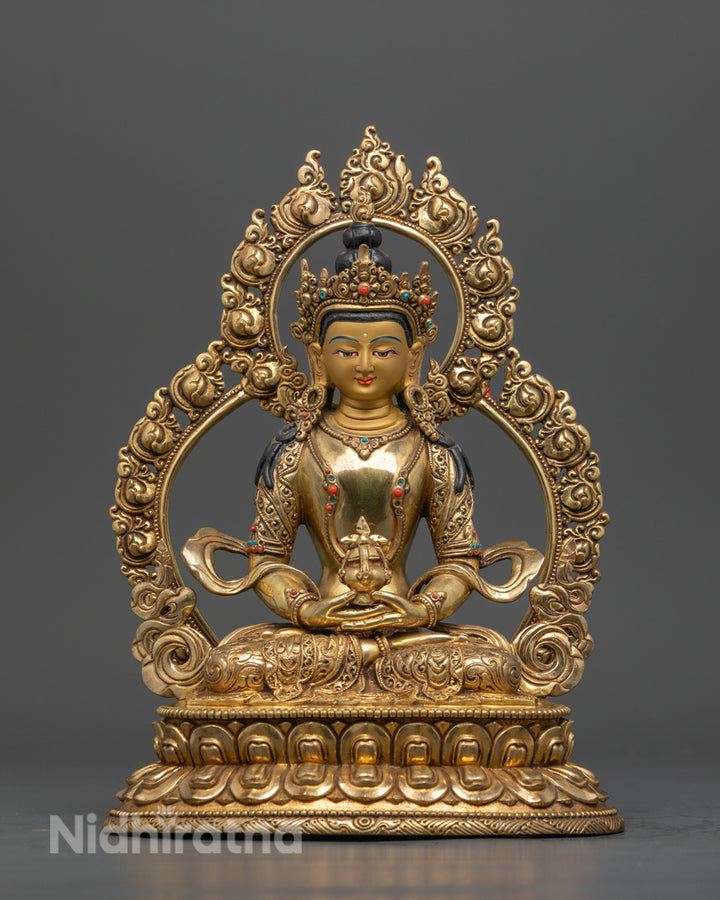 Amitayus Statue | Tibetan Bodhisattva of Healing