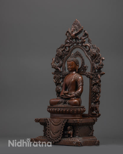 Buy Oxidized Amitabha Buddha Statue | Pure Land Deity