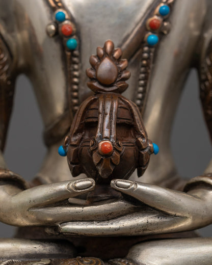 Tibetan Amitayus Buddha Statue | Symbol of Longevity & Eternal Life