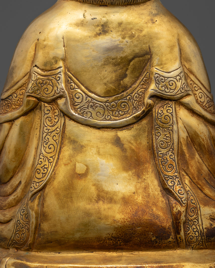 Kuan Yin Statue in Antique Finish | Quan Yin Statue Feng Shui