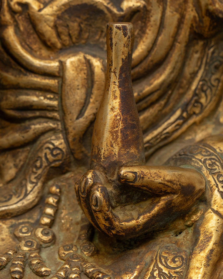 Kuan Yin Statue in Antique Finish | Quan Yin Statue Feng Shui