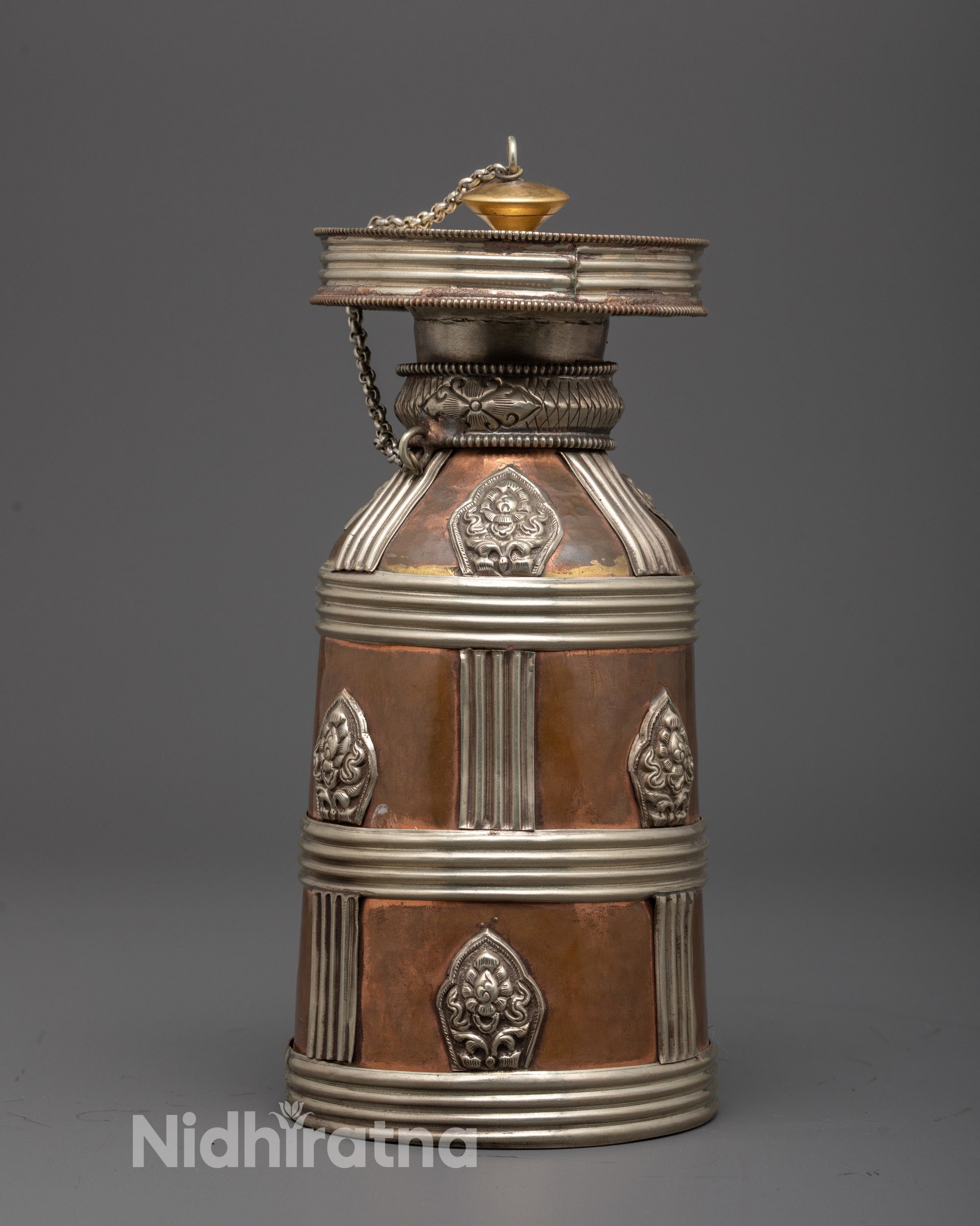 Artisan Copper Theki | Traditional Nepali Utensil