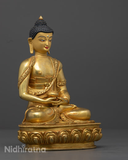 Authentic Amitabha Buddha Statue | Lost Wax Method | Nepalese Handmade