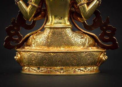 Four Armed Chenrezig Altar Statue |  Chenrezig Buddha