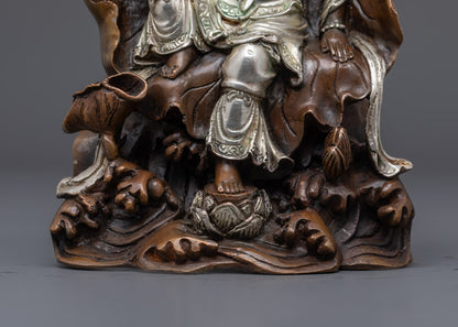 Meditational Lokeshwor Sculpture God