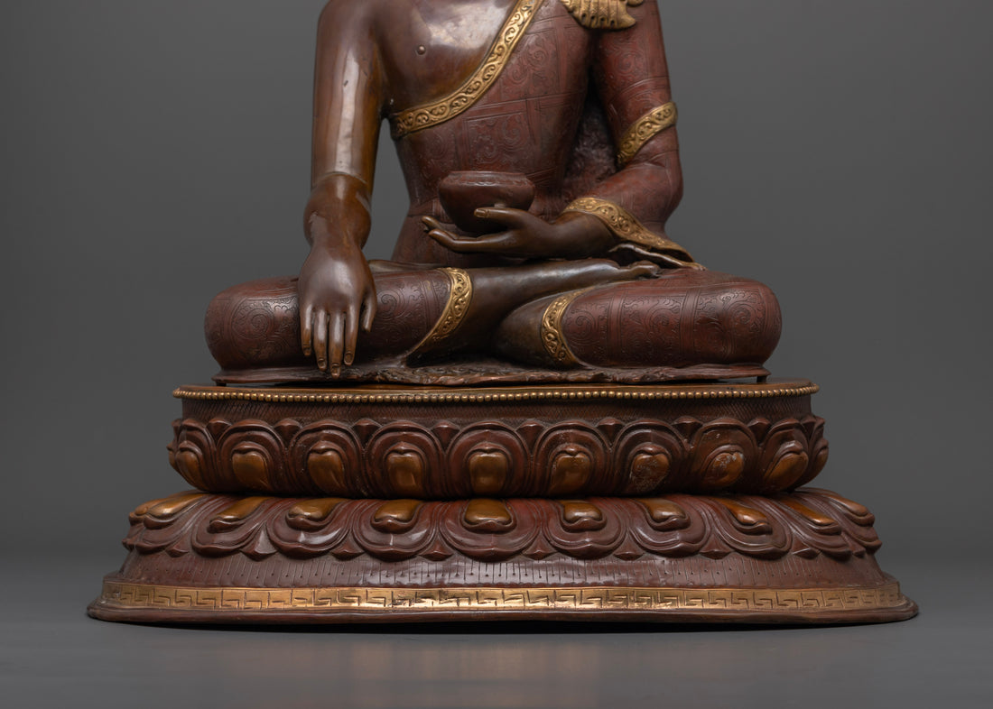 Oxidized Buddha Shakyamuni Statues for Meditation and Reflection