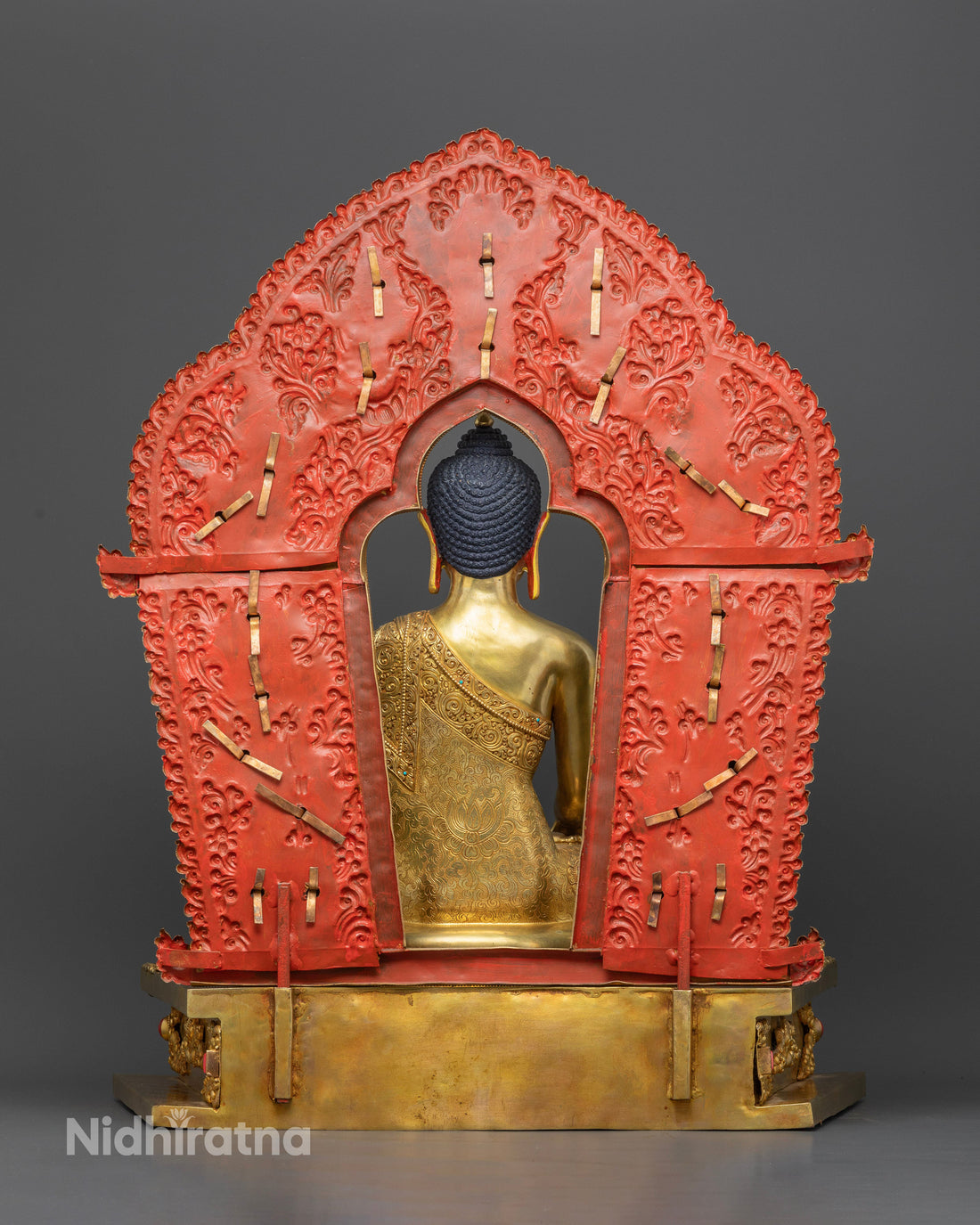 Shakyamuni Buddha Enthroned: Symbol of Enlightenment and Compassion