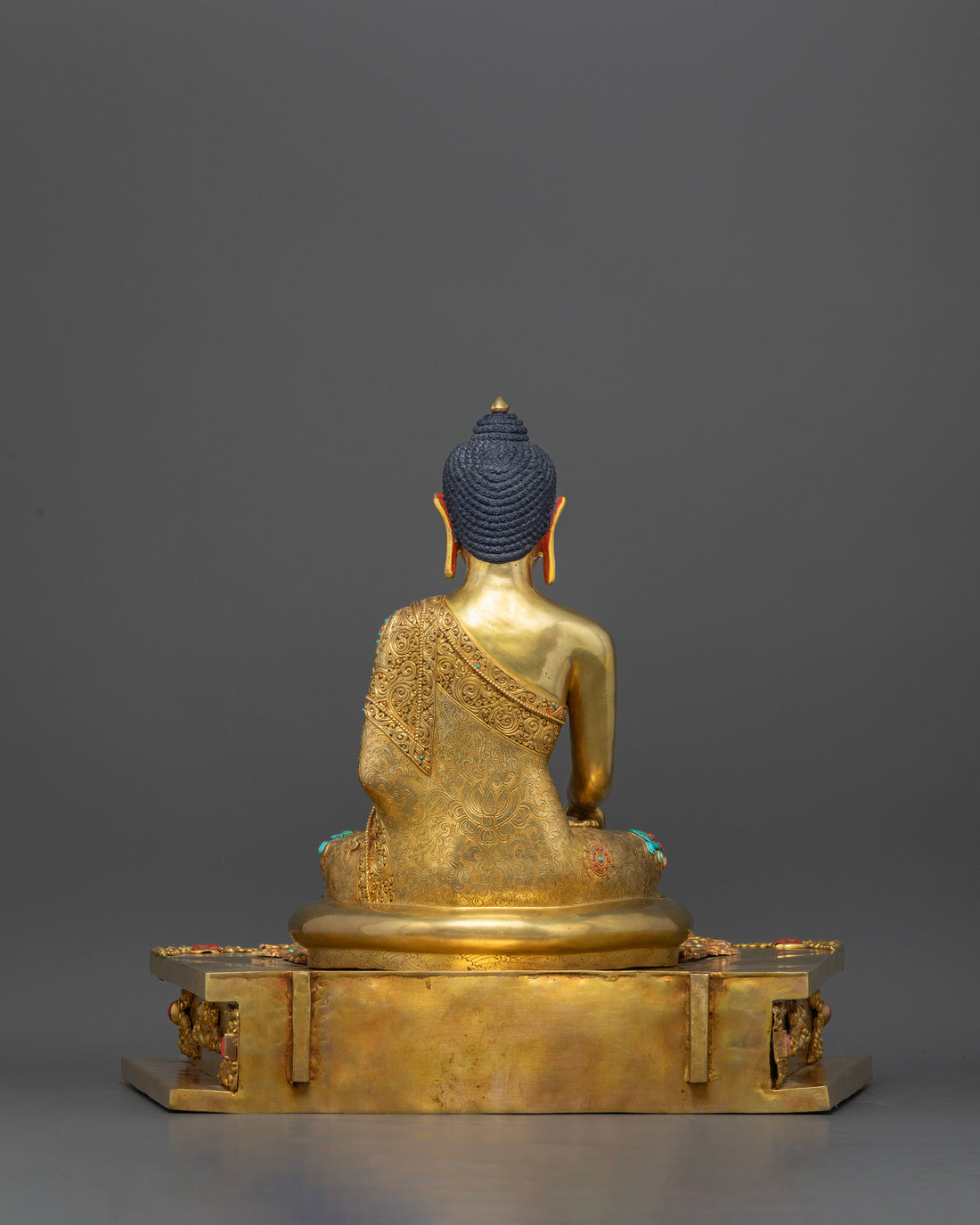 Shakyamuni Buddha Enthroned: Symbol of Enlightenment and Compassion