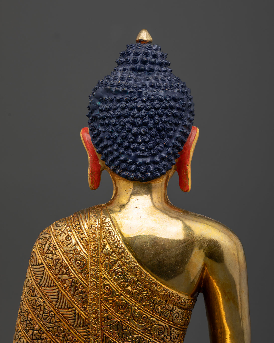 Luxurious Spiritual Art for Meditation: Handmade Shakyamuni Buddha