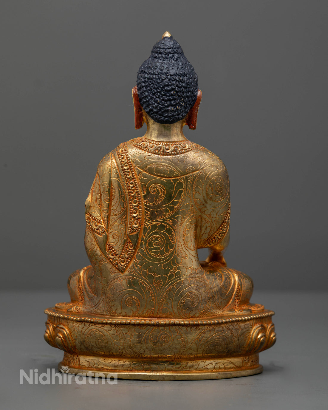 8 Inch Shakyamuni Buddha Statue on Lotus