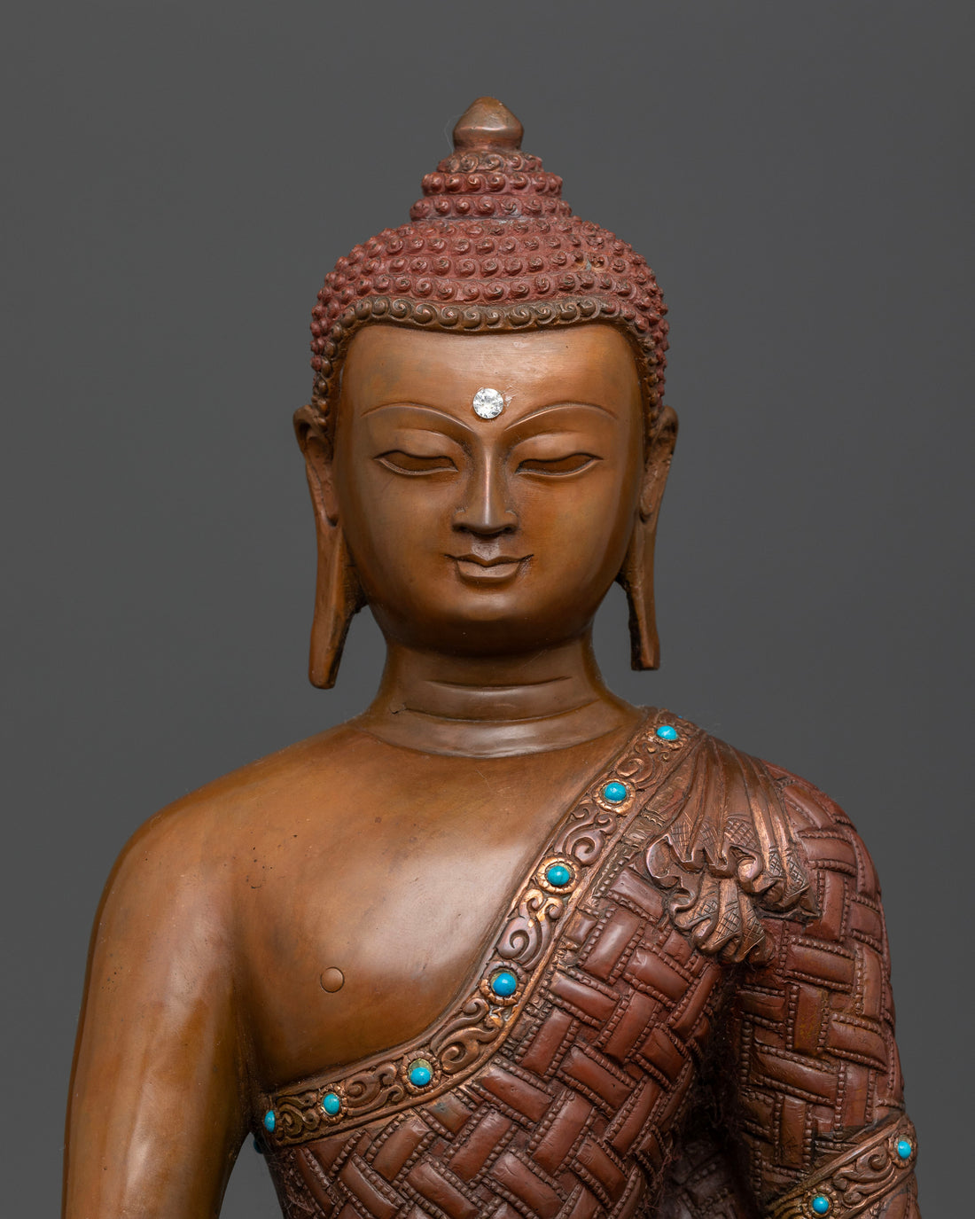 Authentic Oxidized Shakyamuni Buddha