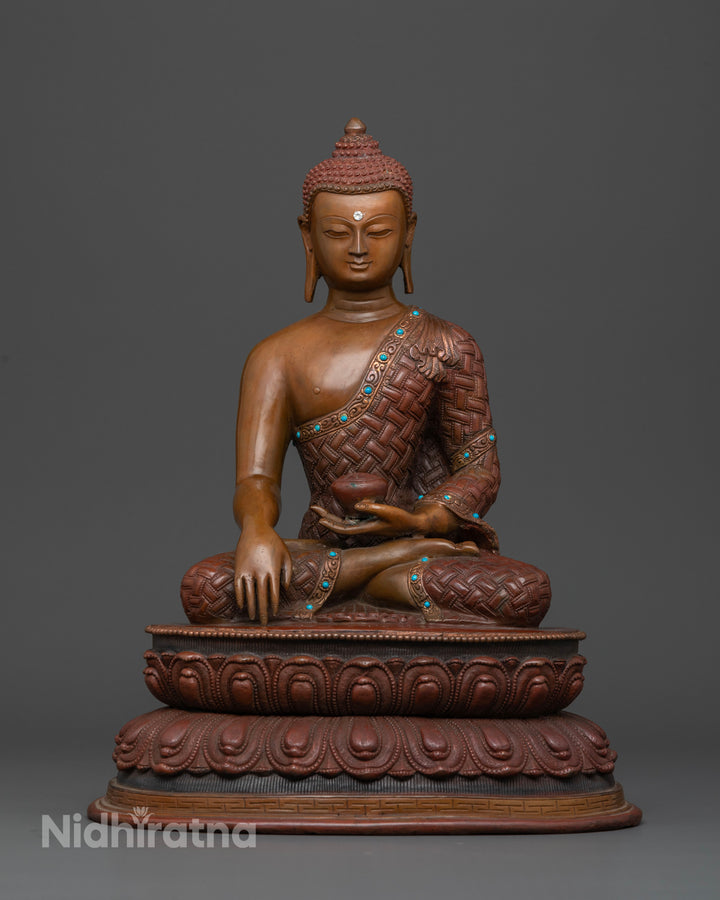 Authentic Oxidized Shakyamuni Buddha