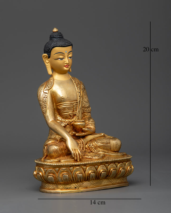 Handcrafted Shakyamuni Buddha for Spiritual Connection