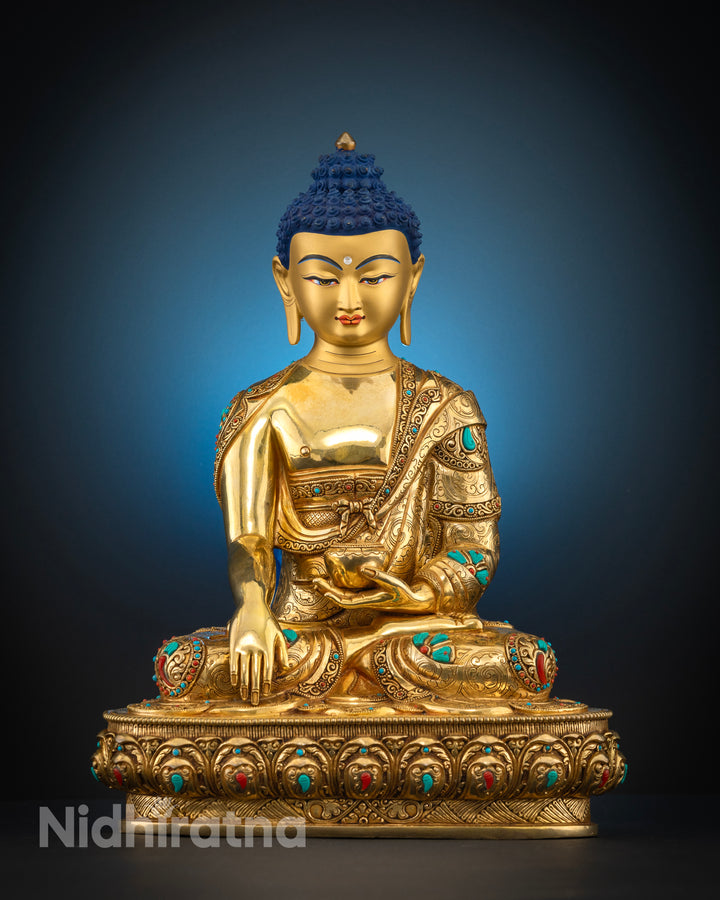 The Serene Presence of Buddha Shakyamuni Statues