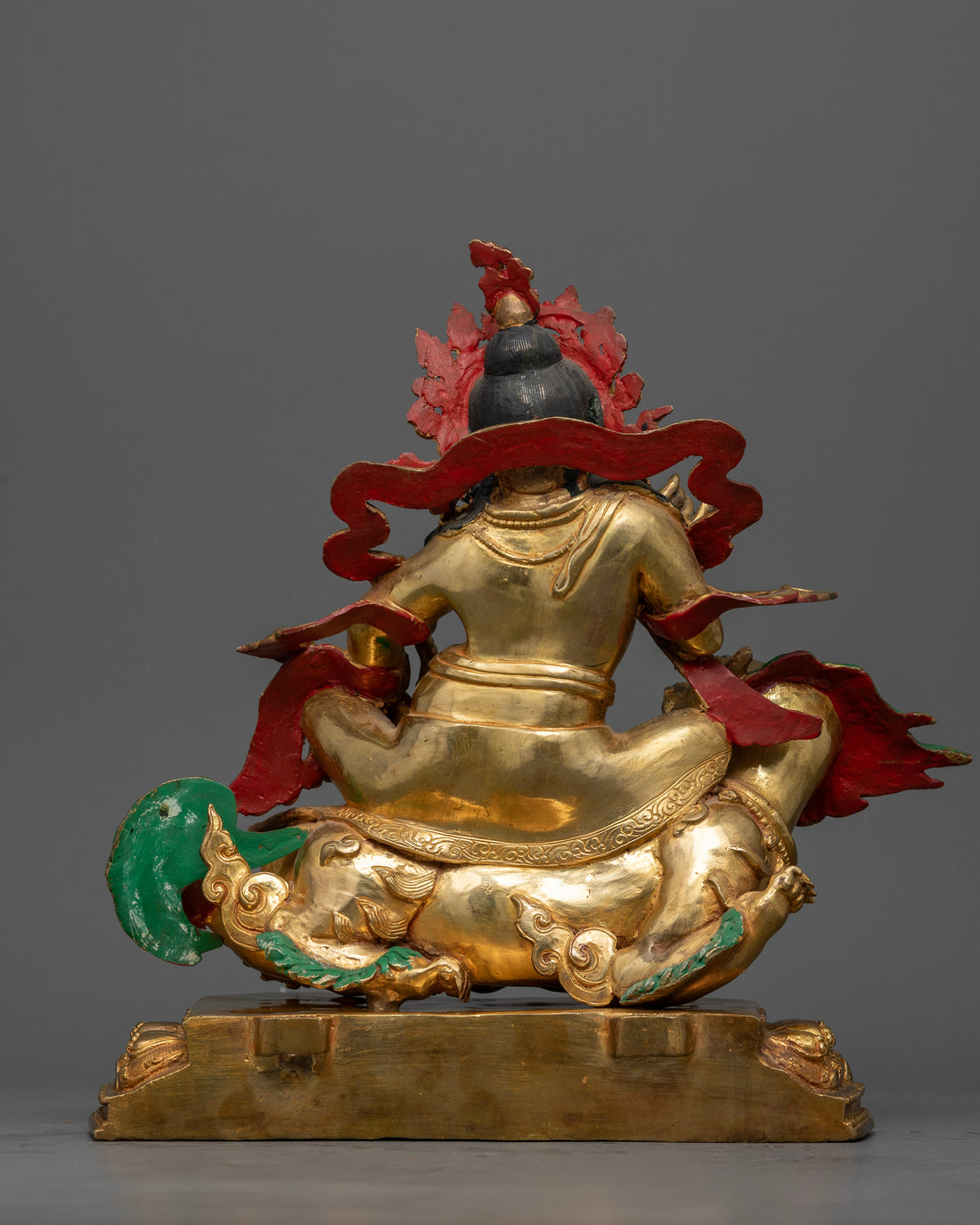 White Dzambhala Statue - Embodiment of Prosperity and Compassion