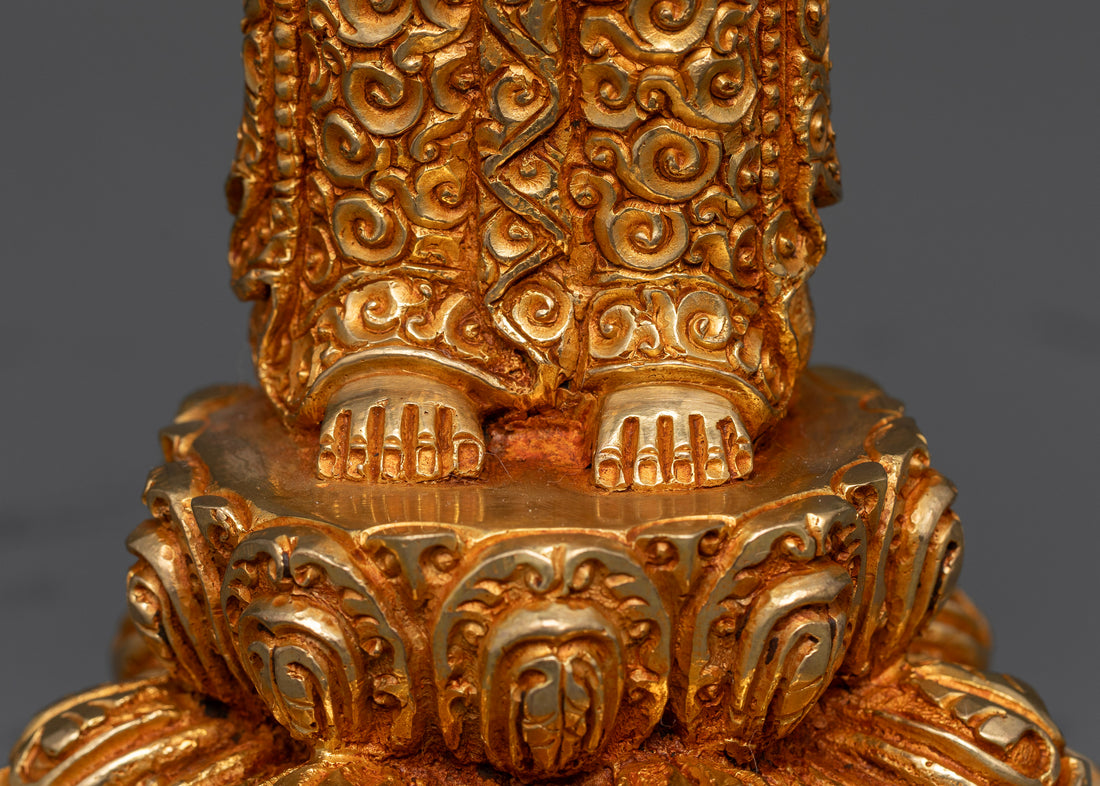 Standing Shakyamuni Buddha: Radiance and Enlightenment in Sacred Art