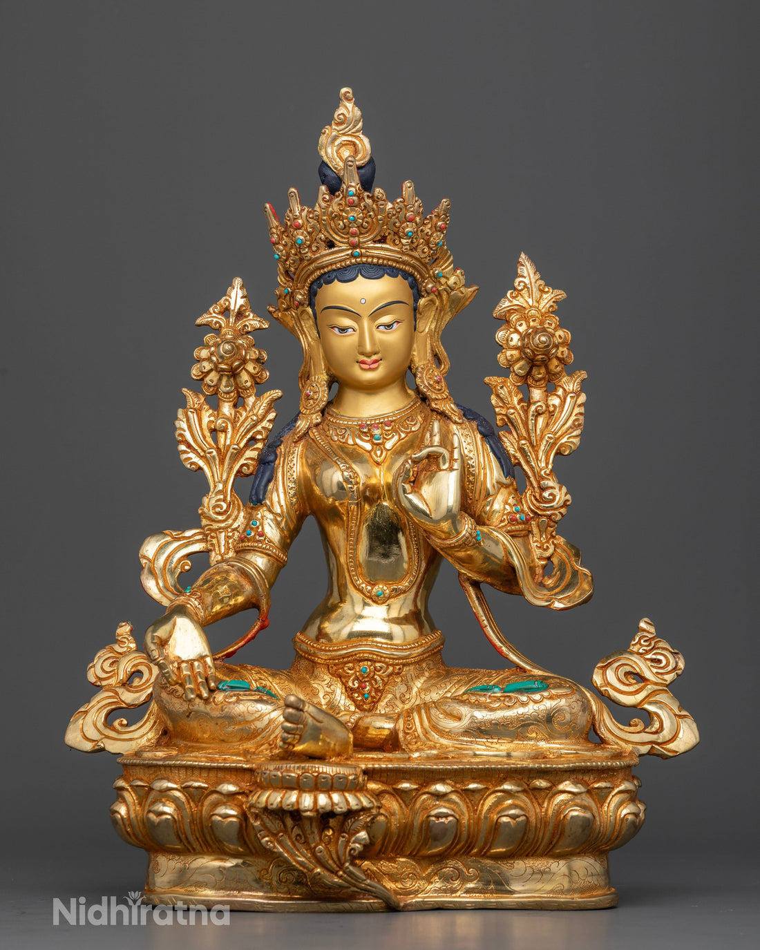 Divine Protector: The Significance of the Green Tara Statue