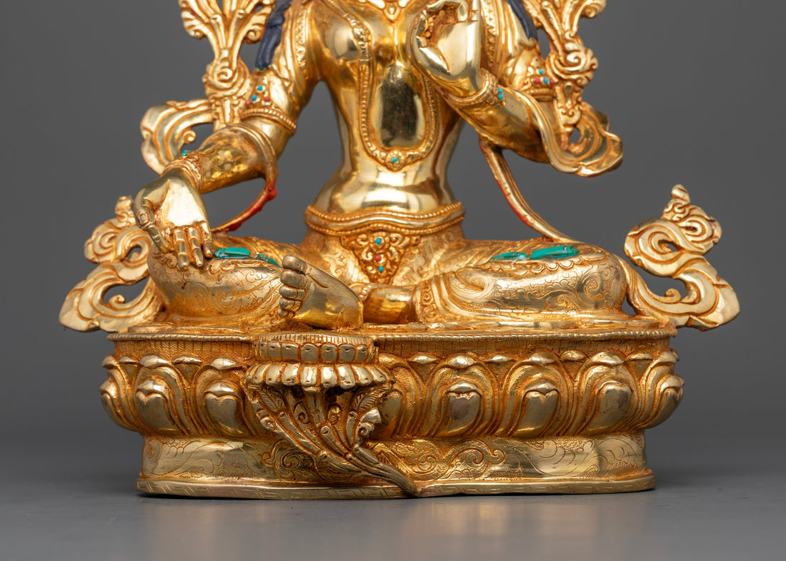 Divine Protector: The Significance of the Green Tara Statue