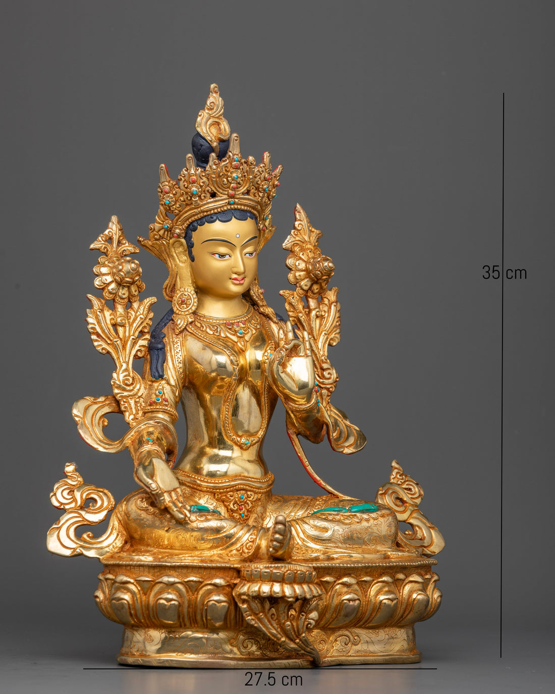 Divine Protector: The Significance of the Green Tara Statue