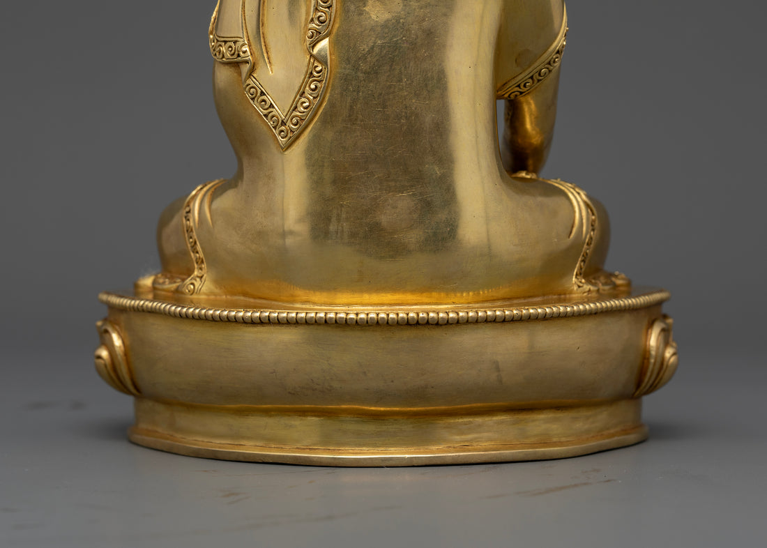 Buddha Shakyamuni Statue | 24K Gold-Coated Icon of Spiritual Awakening