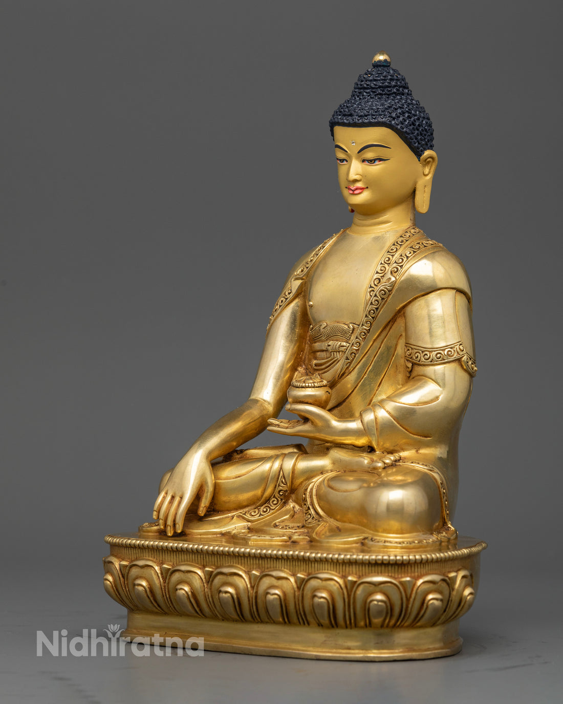 Buddha Shakyamuni Statue | 24K Gold-Coated Icon of Spiritual Awakening