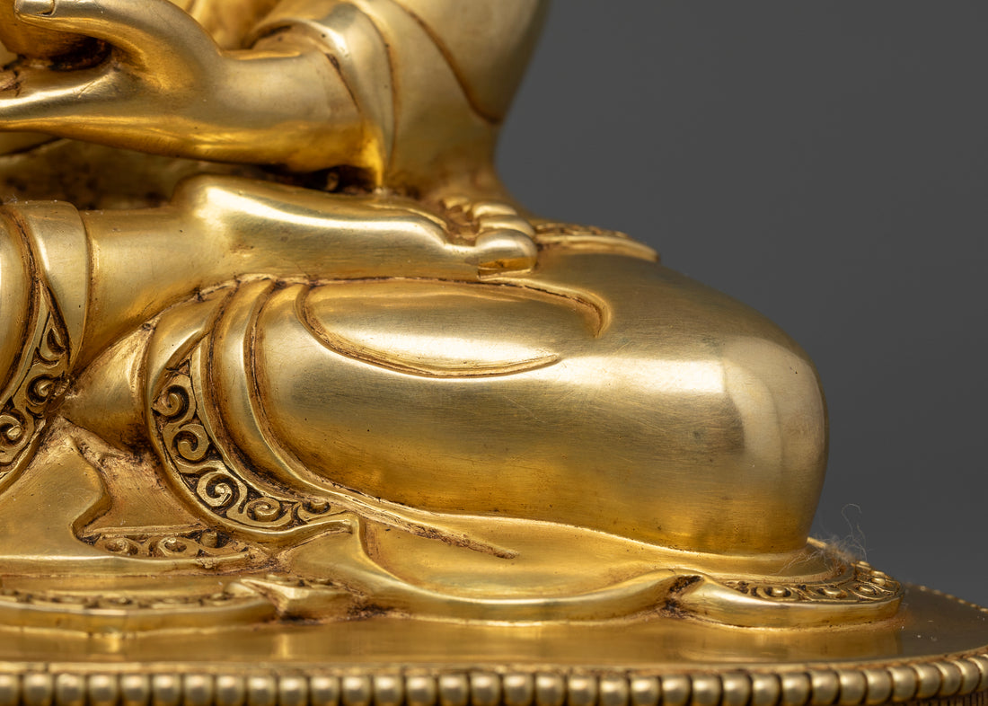 Buddha Shakyamuni Statue | 24K Gold-Coated Icon of Spiritual Awakening