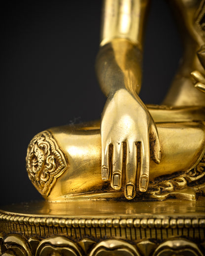 Gautam Buddha Statue : Traditional Shakyamuni Buddha Sculpture
