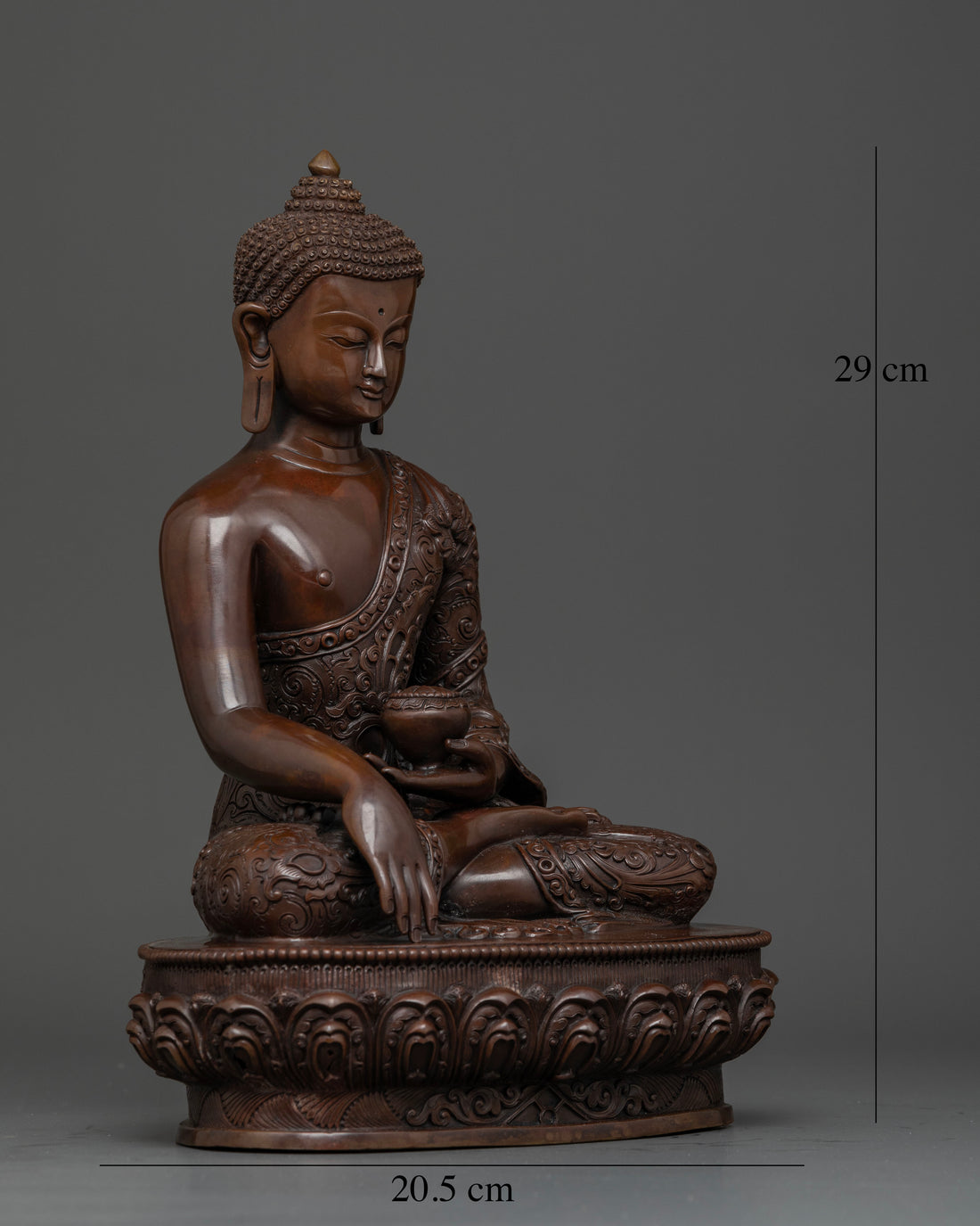 Oxidized Shakyamuni Buddha Statue – A Spiritual Touch for Your Home Decor