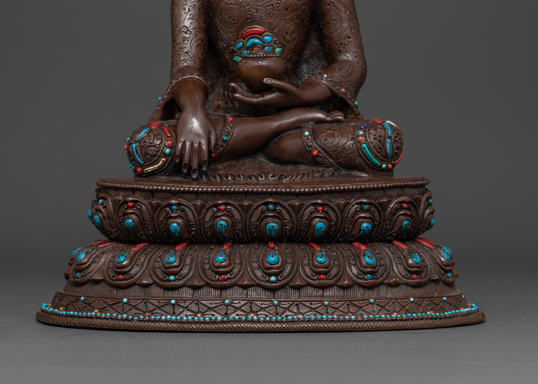 Handcrafted Oxidized Siddhartha Sculpture: A Symbol of Inner Calm