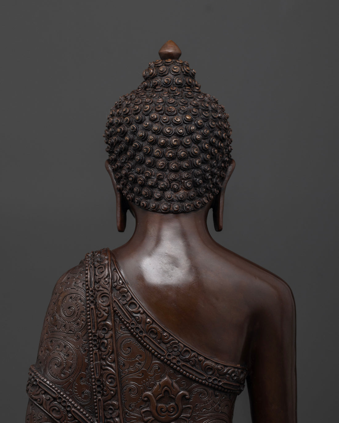 Authentic Oxidized Buddha Shakyamuni Statue