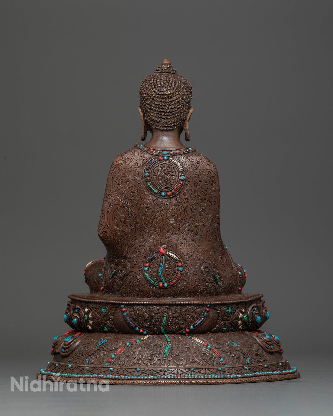 Handcrafted Oxidized Siddhartha Sculpture: A Symbol of Inner Calm