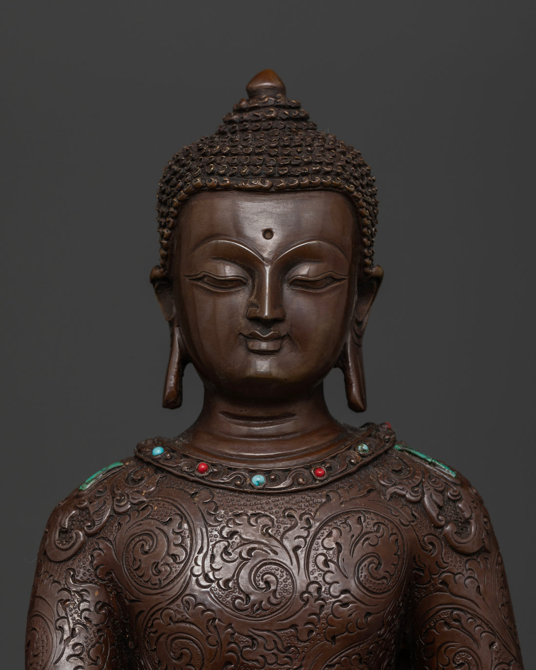 Handcrafted Oxidized Siddhartha Sculpture: A Symbol of Inner Calm