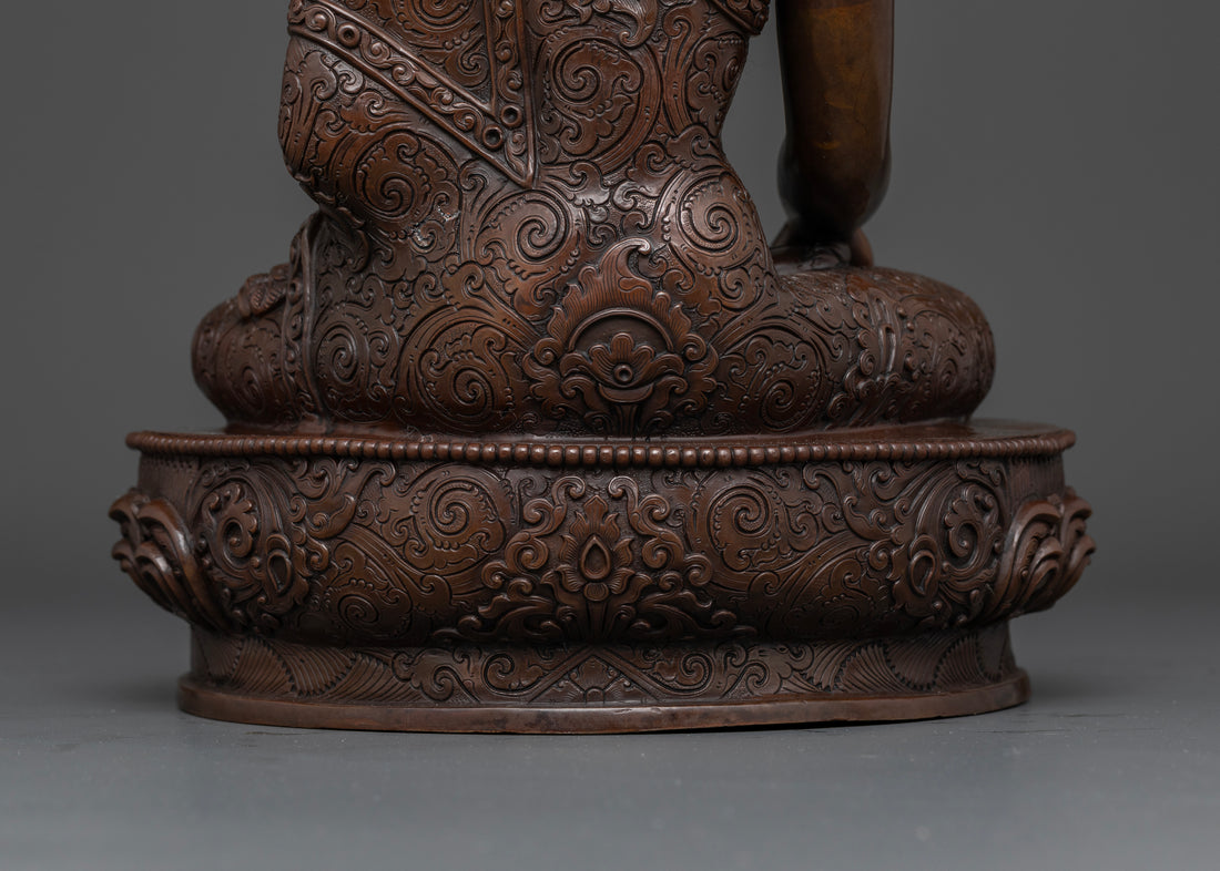 Oxidized Shakyamuni Buddha Statue – A Spiritual Touch for Your Home Decor