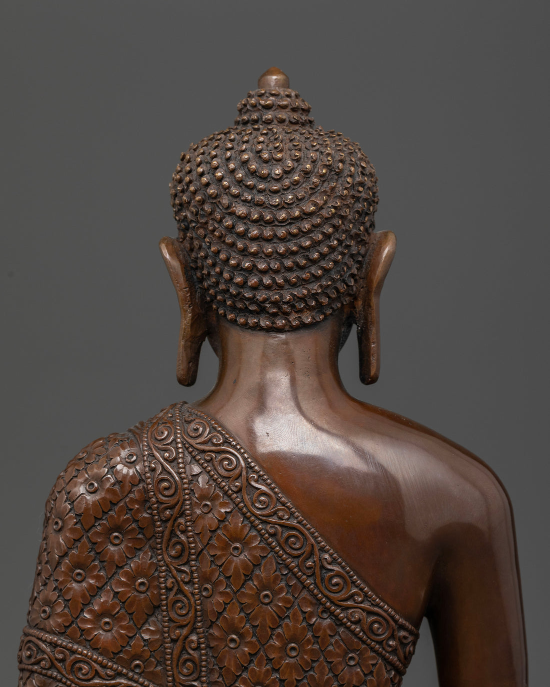 Discover Peace and Enlightenment with This Oxidized Shakyamuni Buddha