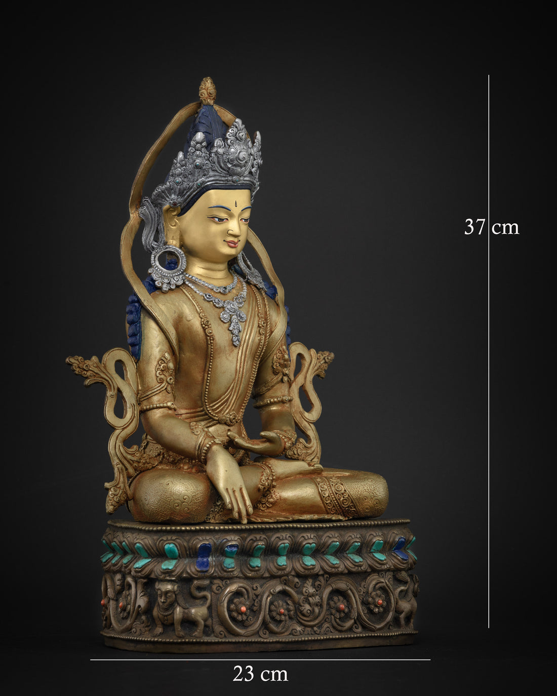 Majestic Shakyamuni Buddha Statue:  A Masterpiece of Buddhist Art