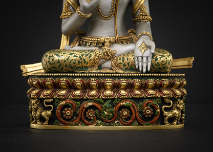 Seated Bodhisattva Mahasthamaprapta Statue