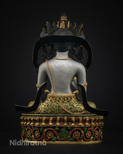 Seated Bodhisattva Mahasthamaprapta Statue