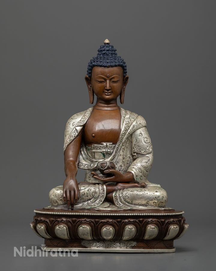 Oxidized Shakyamuni Buddha: The Path to Enlightenment and Tranquility