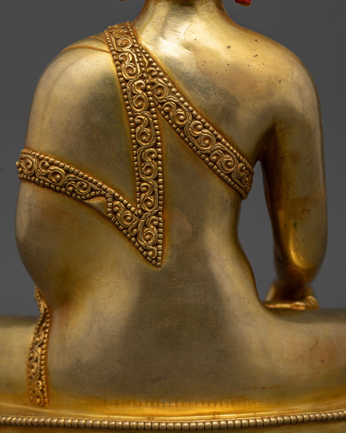 Fine Gold plated Shakyamuni Buddha Statue: Exclusive Collection for Practitioners