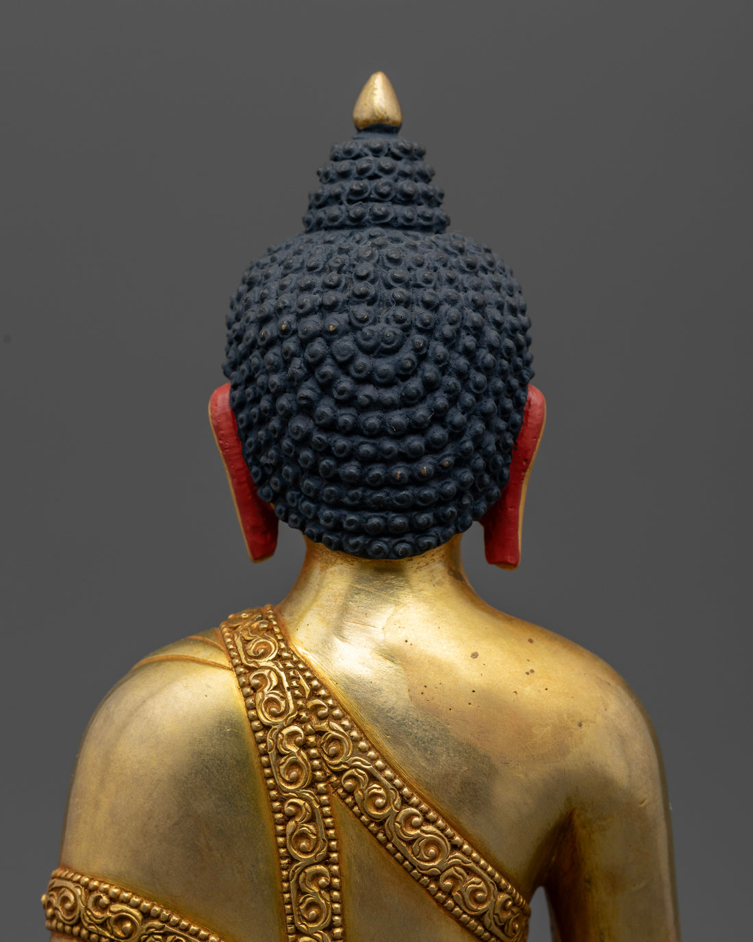 Fine Gold plated Shakyamuni Buddha Statue: Exclusive Collection for Practitioners