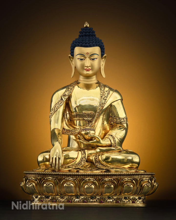 Masterpiece 16 Inch Shakyamuni Buddha Statue: Perfect for Spiritual Practice