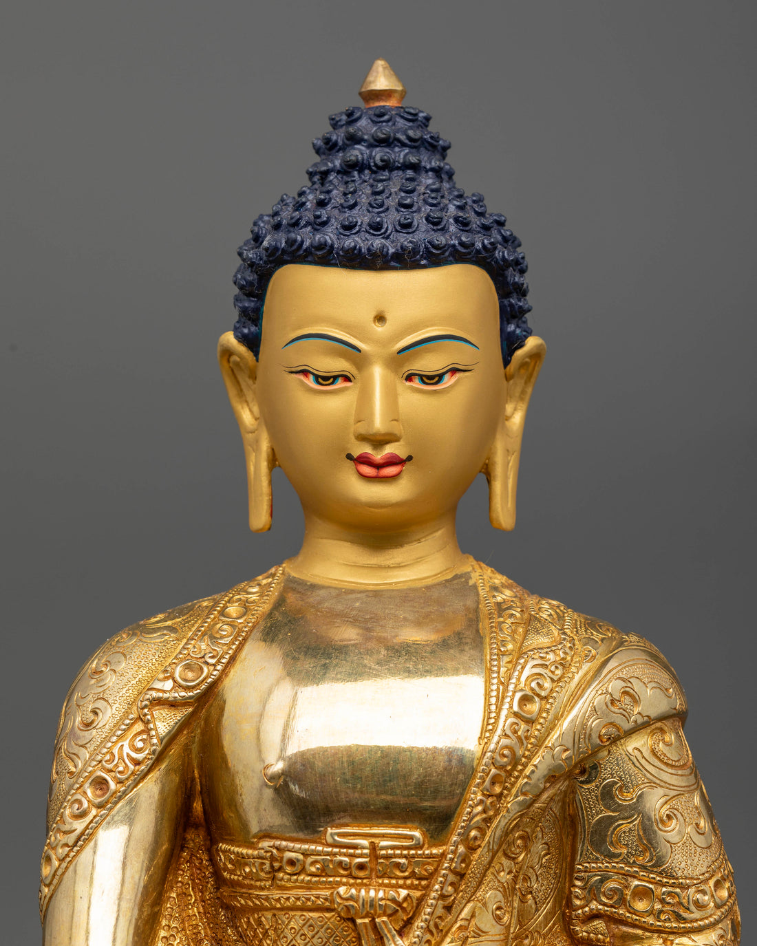 Elegant 12.5 Inch Buddha Shakyamuni for Divine Decor