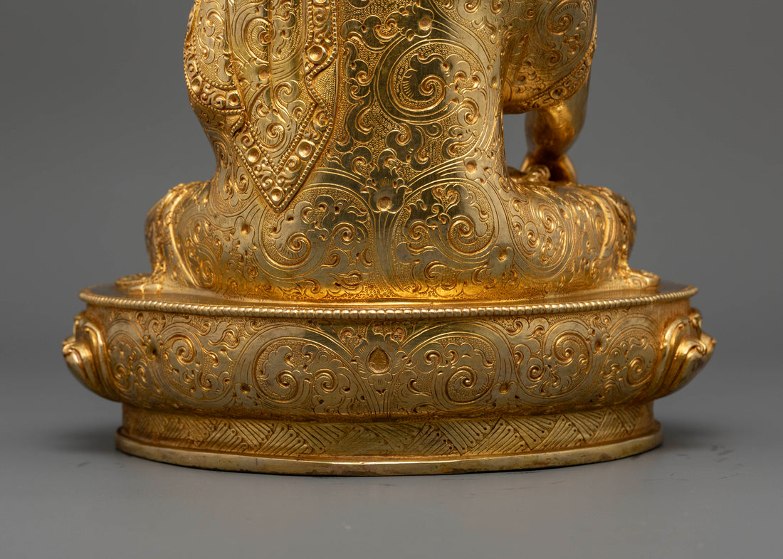 Elegant 12.5 Inch Buddha Shakyamuni for Divine Decor