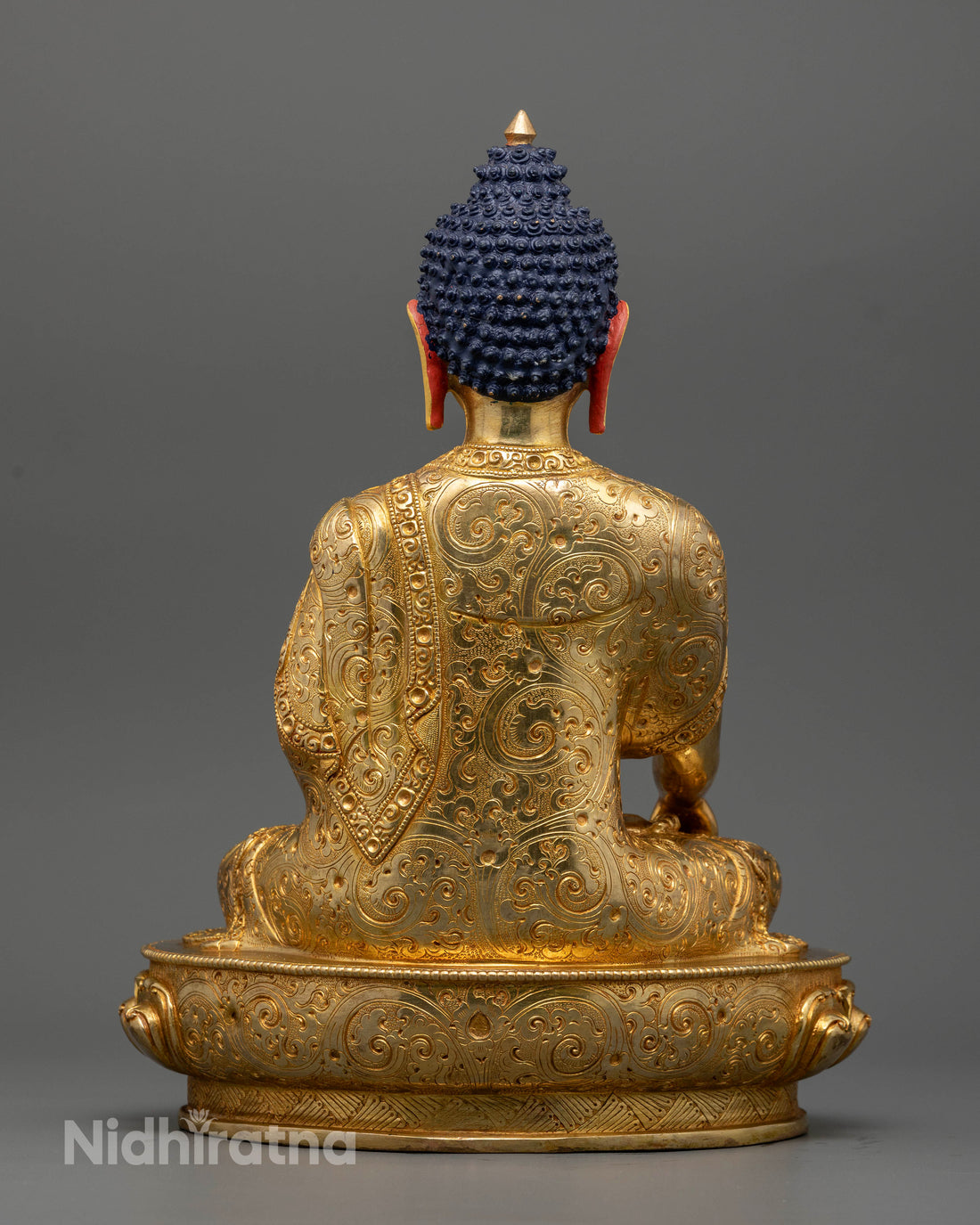 Elegant 12.5 Inch Buddha Shakyamuni for Divine Decor