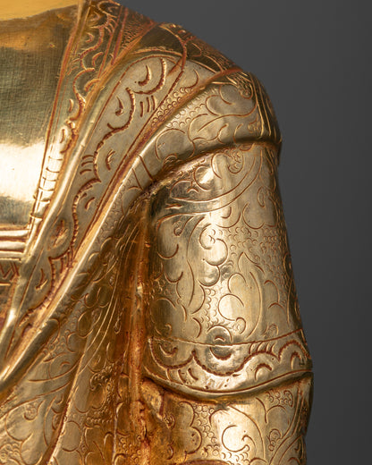Shakyamuni Buddha Statue | Traditional Himalayan Art Nepal